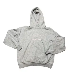 ✨‎ GYMSHARK Strength Dept Hoodie Pullover Gray Logo Women’s S ✨ thumbnail 1