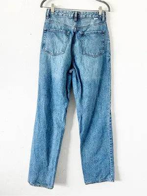 PacSun 90s Boyfriend High Rise Distressed Ripped Straight Leg Jeans thumbnail 5