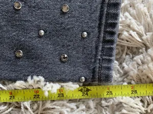 Levi's Black/Grey 501 Bejeweled Rock Stud High Waisted Jeans thumbnail 13