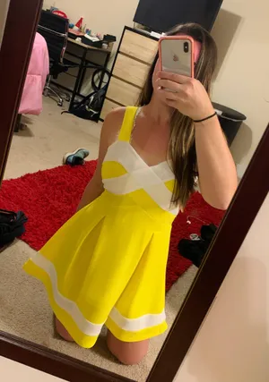 Yellow Colorblock Dress thumbnail 5