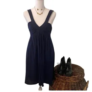 Suzi Chin by Maggie boutique szXsmall sleeveless back zip Little Blue dress EUC thumbnail 2