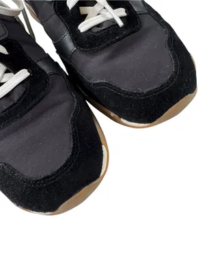 Vionic Walk Glide Sneaker Suede Trim Black Cushioned Size 9 thumbnail 6