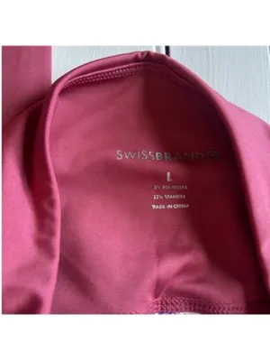 Swiss Brand Athletic Leggings Terracotta Size L thumbnail 5