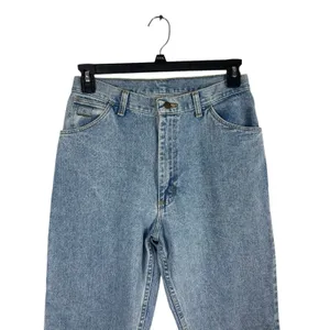 VTG Wrangler Med Wash High Waist Mom Jeans 90s 12 X 34 thumbnail 2