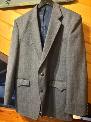 Vintage Circle S Western Blazer with Suede Elbow Patches – Oversized Fit thumbnail 1