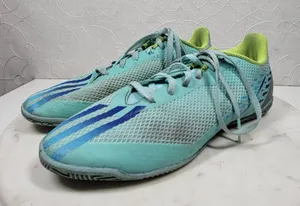 Adidas X Speedportal4 FxG Womens Indoor Soccer Football Cleats 8 Aqua Blue Laces thumbnail 1