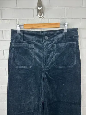 Maeve by Anthropologie The Colette Black Corduroy Cropped Pants Size 31 thumbnail 5