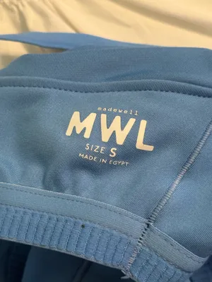 Madewell MWL Flex 2.0 Fitness Dress in Oasis Blue thumbnail 4