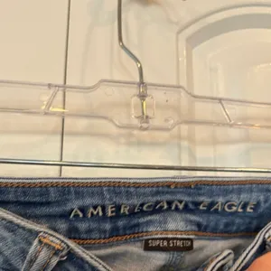 American Eagle‎ Super Stretch Distressed Jeggings Size 6 Short thumbnail 7