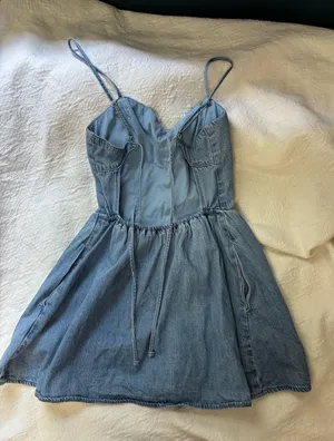 Hollister Denim Romper thumbnail 2
