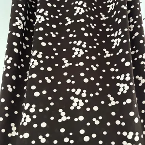 Jessica Howard Brown and White Polka Dot Sleeveless Ruched Midi Dress thumbnail 2