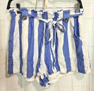 American Eagle Striped Shorts thumbnail 1