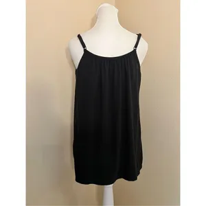 32 Degrees Cool Black Camisole With Built In Bra Medium thumbnail 2