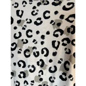 Jaclyn Intimates Pajama Set Womens Small Ivory Animal Print Button Top thumbnail 5