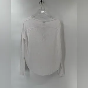 Rails White Aden Linen Blend Sheer Lightweight Long Sleeve Top‎ NWT size xs thumbnail 4