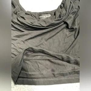White fox black cropped tank top XS thumbnail 8