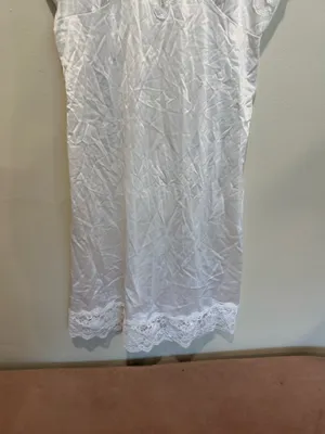 Vintage white slip dress thumbnail 3
