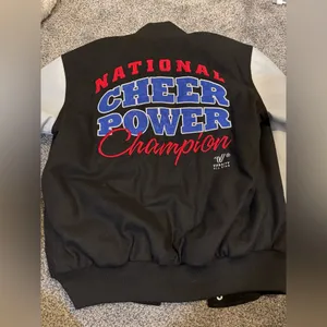 American Cheer Power Varsity Jacket Black thumbnail 5