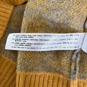 ZARA Chunky Wool Sweater Vest Plaid Star Pattern Yellow Gray Academia Small thumbnail 12