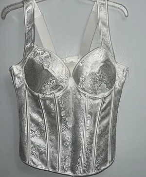02 Collection White Bridal Bustier Large NWOT thumbnail 4