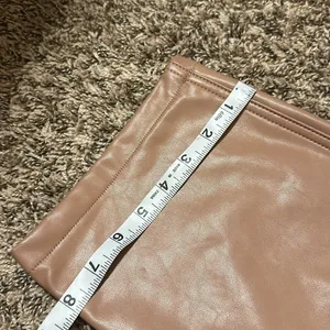 Abercrombie & Fitch Faux Leather Straight Pants 32 thumbnail 8