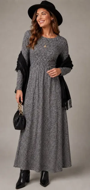 Sarah Elizabeth Vintage Floral Tie Back Pleated Maxi Prairie Dress size 10 thumbnail 1