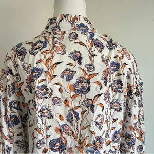 Anthropologie Porridge Keegan Ruffled Floral Babydoll Blouse Small Long Sleeve thumbnail 9