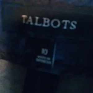 Talbot's Greyish Black Shorts Sz 10 thumbnail 6