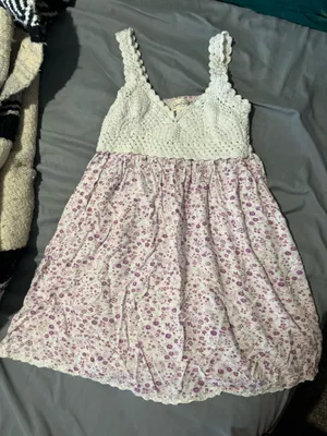 Jessica Simpson Purple flower dress thumbnail 1