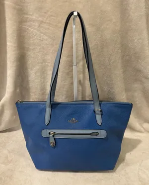 Coach Taylor Pebbled Leather Tote thumbnail 1