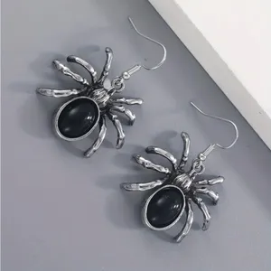 1 Pair Of Gothic Style Drop Earrings Horror Spider‎ Design thumbnail 13