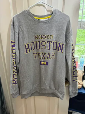 Gray Crewneck Sweatshirt Size L thumbnail 1