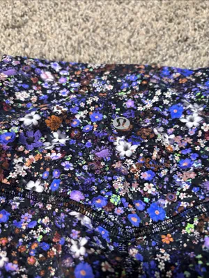 Lululemon Align High-Rise Short 7" Flower Burst Multi size 0 thumbnail 3