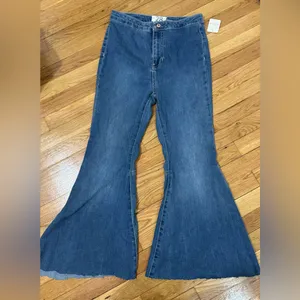 We The Free People Size 28 Just Float On Flare Jeans Bell Bottom Jericho blue thumbnail 9