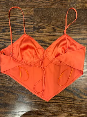 Cotton Candy LA Orange Top Crop Revolve thumbnail 5