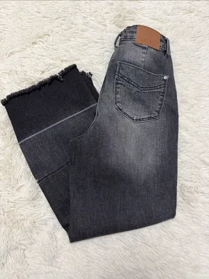 Judy Blue Wide Leg Cropped Frayed Hem Jeans thumbnail 1