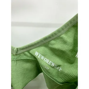 WeWoreWhat Green V-Neck Nylon Blend Stretch‎ Bra Top Women's Size X-Small XS thumbnail 5