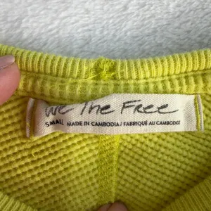 We The Free People Womens Small Amelia Tunic Thermal‎ Oversized Split Back Green thumbnail 5