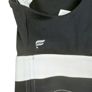 Fabletics Jane Medium Impmact Sports Bra Black White SMALL NWT Hidden Pocket thumbnail 6