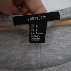 Forever 21 Womens Large Heather Grey Long Sleeve High Low Tunic Dress thumbnail 2
