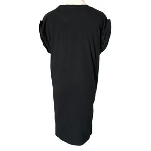 Anine Bing Tanner Sleeveless Organic Cotton Dress Cuffed Sleeves Black Size XS thumbnail 4