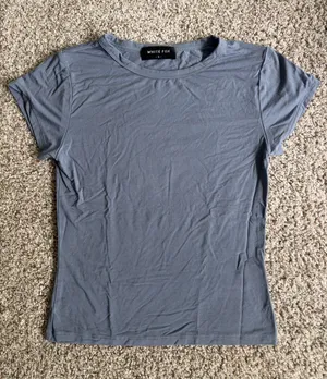 Blue White Fox top thumbnail 1