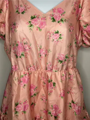LoveShackFancy x Target Floral Mini Dress Size 6 thumbnail 5