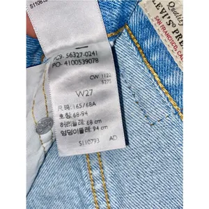 Levi's Womens 501 Original High Rise Raw Hem Cutoff Denim Shorts Light Wash 27 thumbnail 7