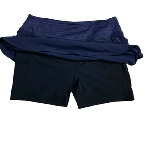 Outdoor Voices Hudson 4" Skort Womens Large Navy Blue Athletic Lined W700900-REC thumbnail 5