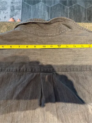Aerie Woman’s Button-Up Shirt Size XS Graphite Gray thumbnail 8