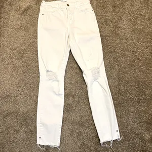 Frame denim Le high skinny crop‎ 25 white thumbnail 6