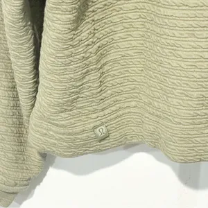 Lululemon Size XS/Small Textured 1/2 Zip Pullover Rosemary Green Sweatshirt thumbnail 5