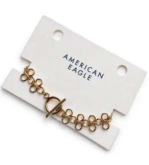 American Eagle Gold Bow Link Bracelet – New with Tags thumbnail 1