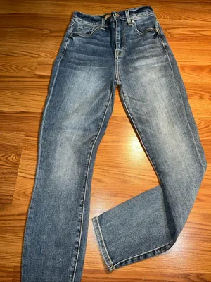 7 for all mankind Classic Blue Straight-Leg Jeans thumbnail 1